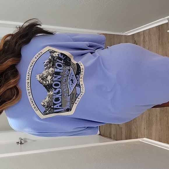 Blue 84 Other - Grand Teton National Park Jackson Hole Wyoming Graphic T-Shirt in Light Blue